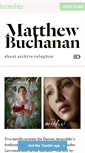 Mobile Screenshot of matthewbuchanan.name